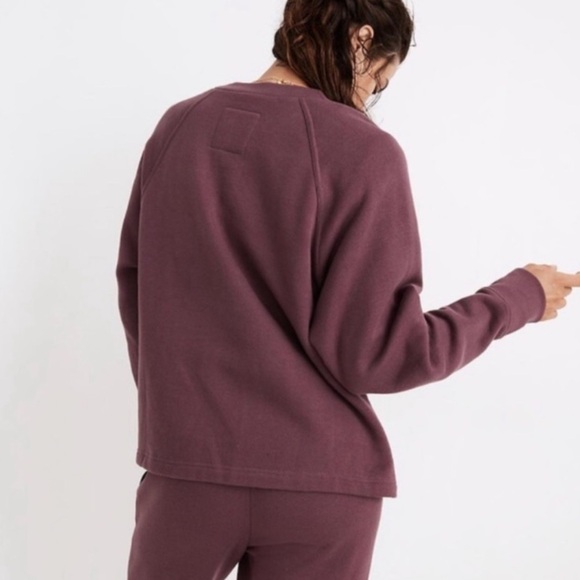 Madewell MWL 1/4 button henley sweatshirt - Picture 12 of 15